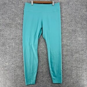 Nike Dri Fit Teal Leggings XXL High Rise Athletic Workout Pants